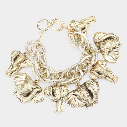 Charmed Elephant-Gold