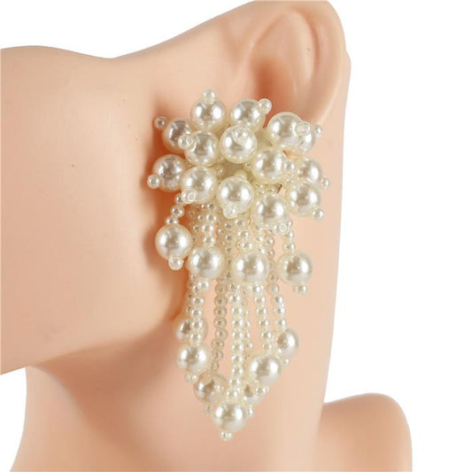 Pearl Fringe- Cream